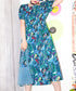 Retro Cassette Print Dress